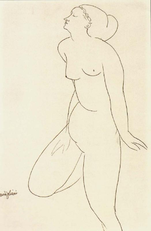 Amedeo Modigliani Standing Female nude